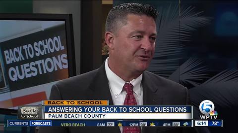 Palm Beach County school superintendent Dr. Robert Avossa speaks about 1st day of school