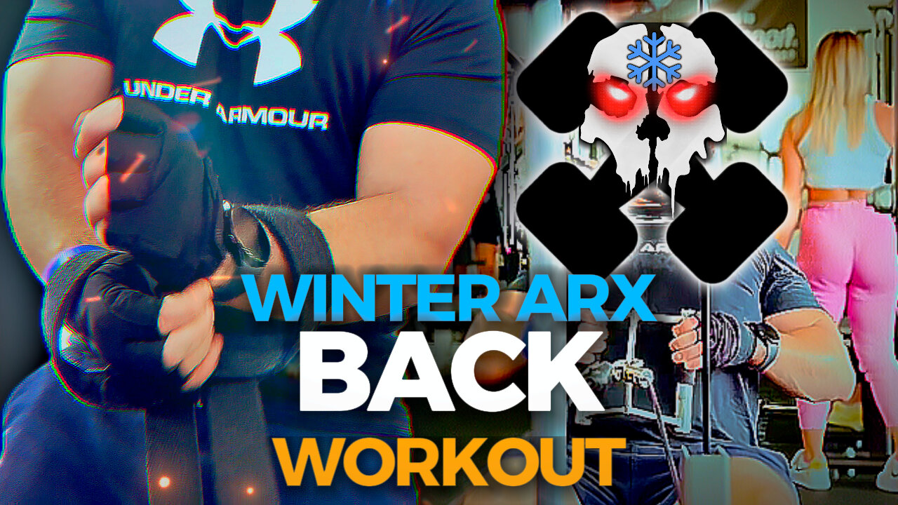 Winter Arc Back Workout in Gym