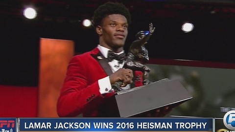 Louisville QB, former Boynton Beach star Lamar Jackson wins Heisman Trophy