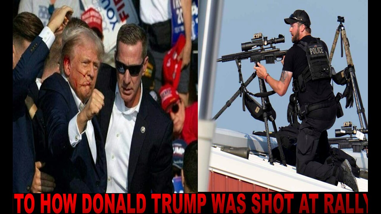 POWERFUL SECRET!! DONALD TRUMP WAS SHOT AT RALLY AND HOW FORMER PRESIDENT'S QUICK ESCAPE TO SAFETY