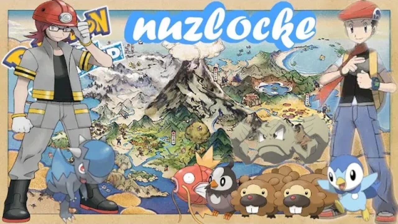 THE FIRST GYM (NUZZLOCKE) POKEMON BRILLIANT DIAMOND #3