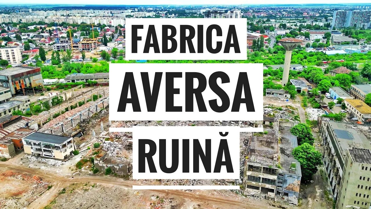 150 de ani de istorie: Fosta Fabrică AVERSA, OBOR - Aproape Demolată - Filmare cu Drona