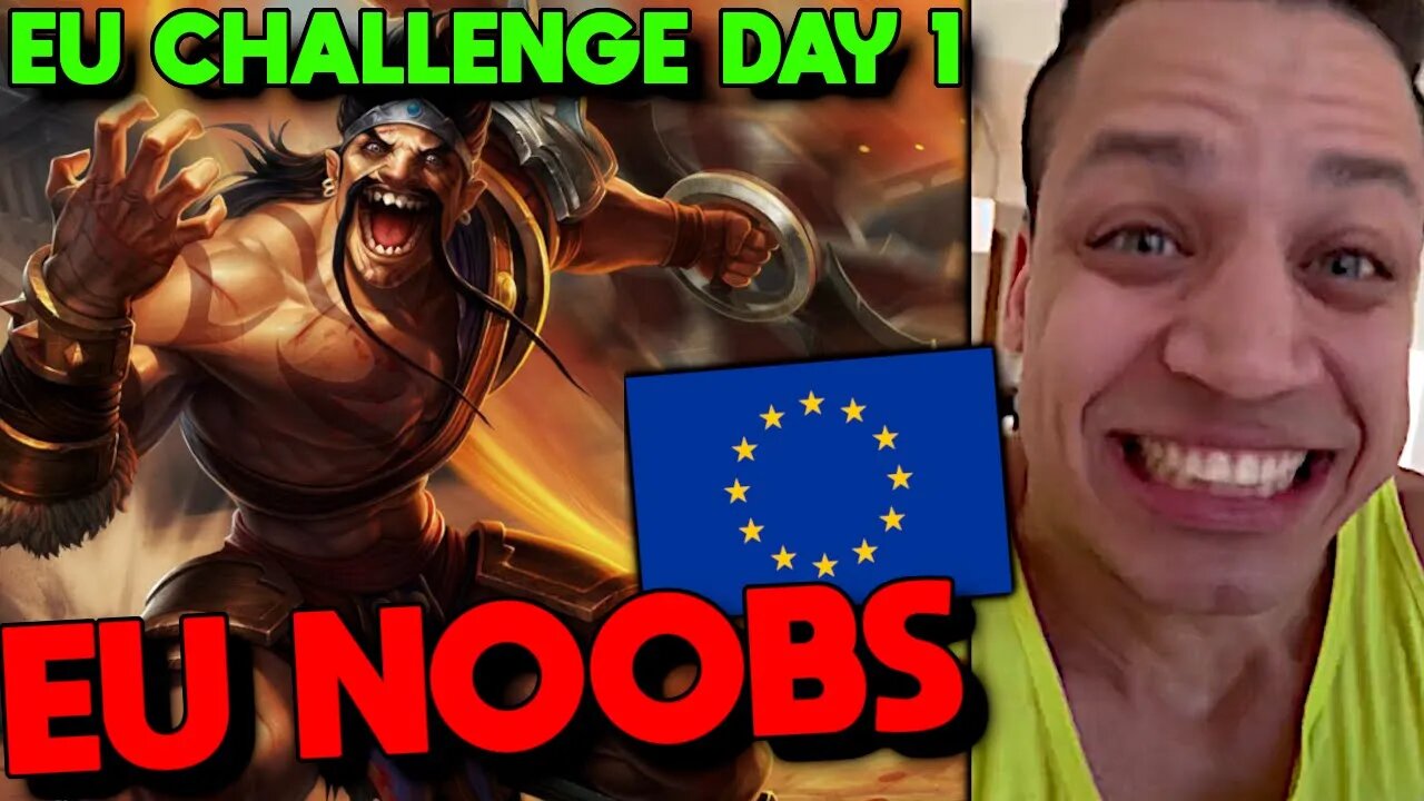 Tyler1 BULLIES EU Noobs - EU Challenge - Placements 5/10