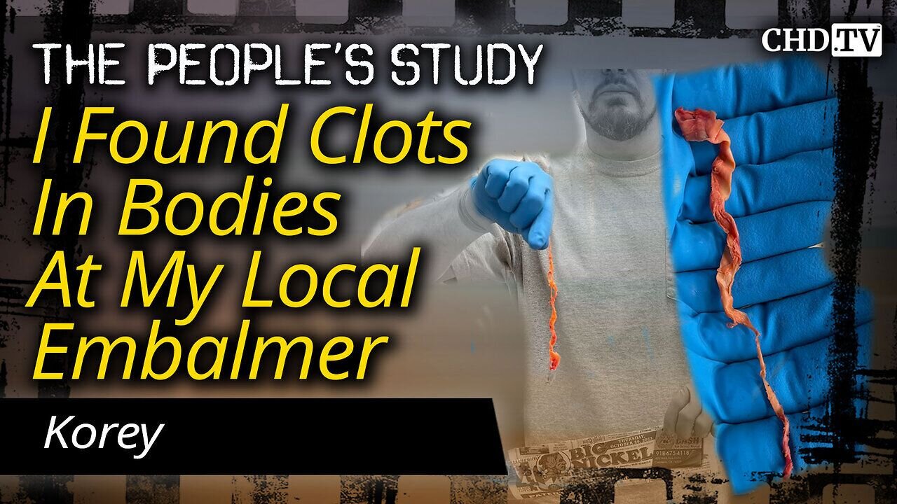 I found clots in bodies at my local embalmer but the news won’t cover it