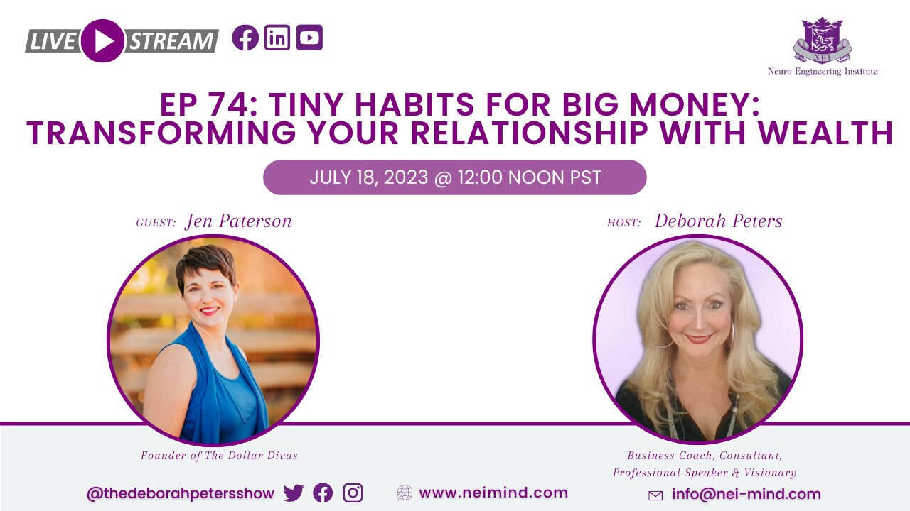 Jen Paterson - Tiny Habits for Big Money: Transforming Your Relationship with Wealth