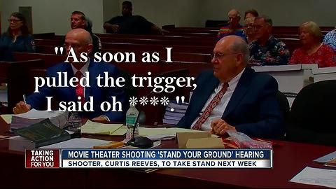 Curtis Reeves to take stand next week in 'stand your ground' hearing