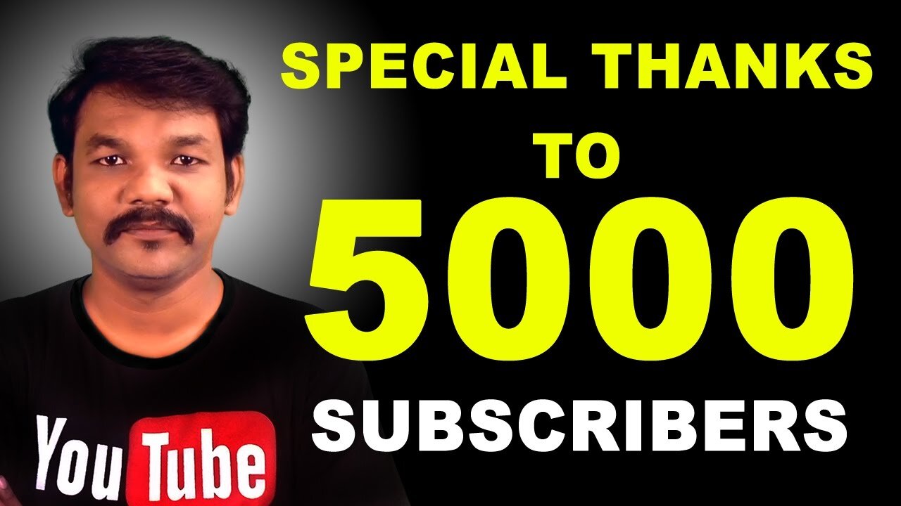 5,000 YouTube Subscribers!