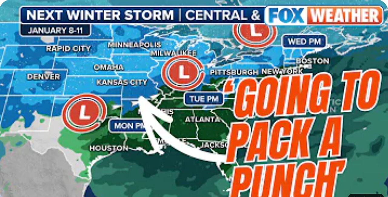 Powerful Winter System To Slam Central, Eastern US; Midwest Bracing For Blizzard Conditions