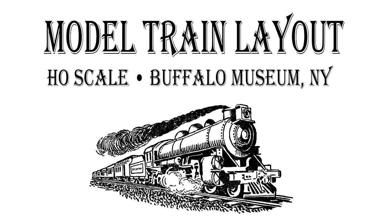 Model Train Layout, HO Scale, Buffalo Museum, NY