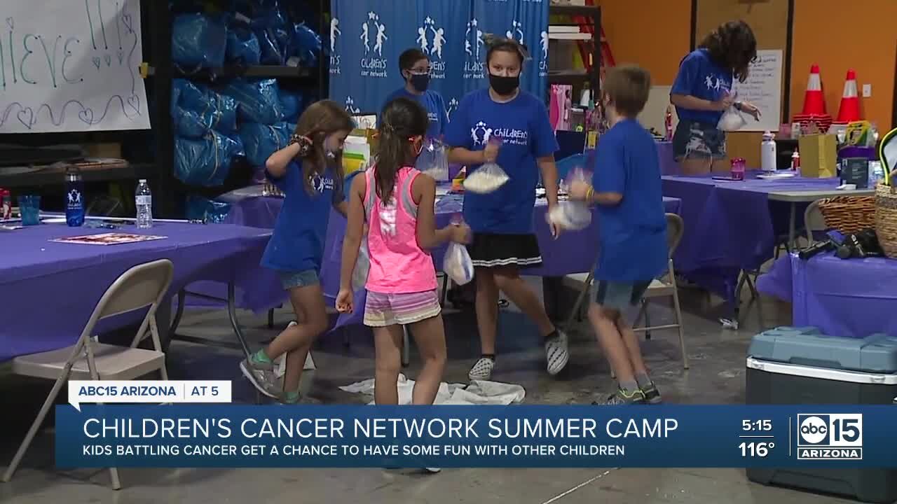 Kids battling cancer happy to return to Children's Cancer Network summer camp