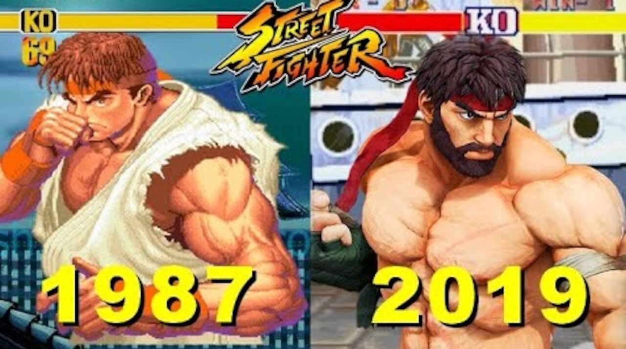 Explore Evolution Of Street Fighter All Series Games (1987 - 2019)