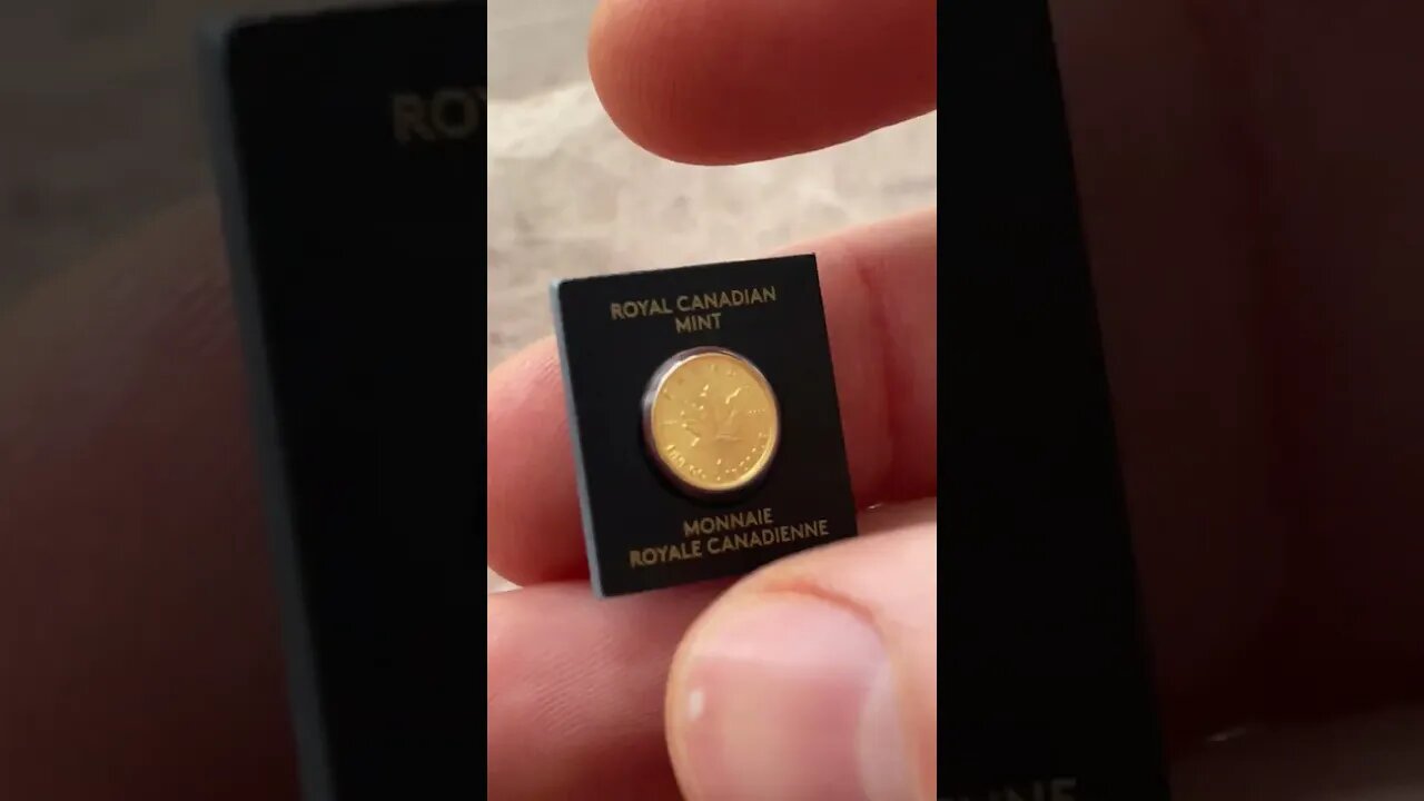 Gold 1 Gram 50 Cent Canadian Coin Overview