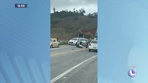 Serra da Biquinha: 1 Morto após grave acidente na BR-458 em Iapu.