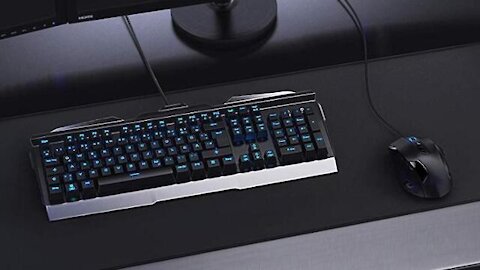 Large Gaming Mouse Pad Locking Edge Keyboard