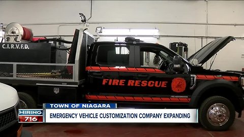 Local company doubling its staff to upgrade emergency vehicles