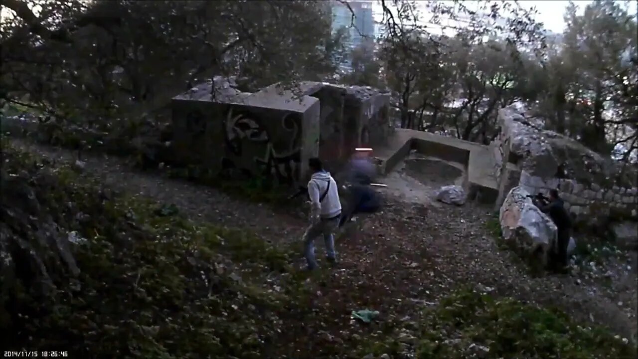 Lazer ops Gibraltar filmed in Gibraltar jungle 2014