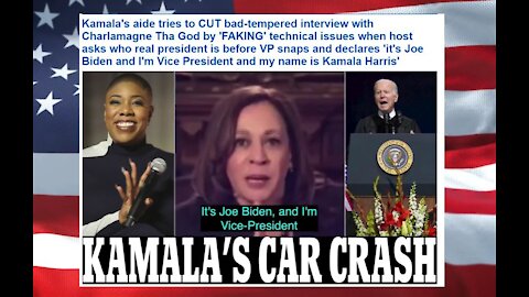 Who's REALLY In Charge? VP Harris Goes UP IN FLAMES On Leftist Radio Show!