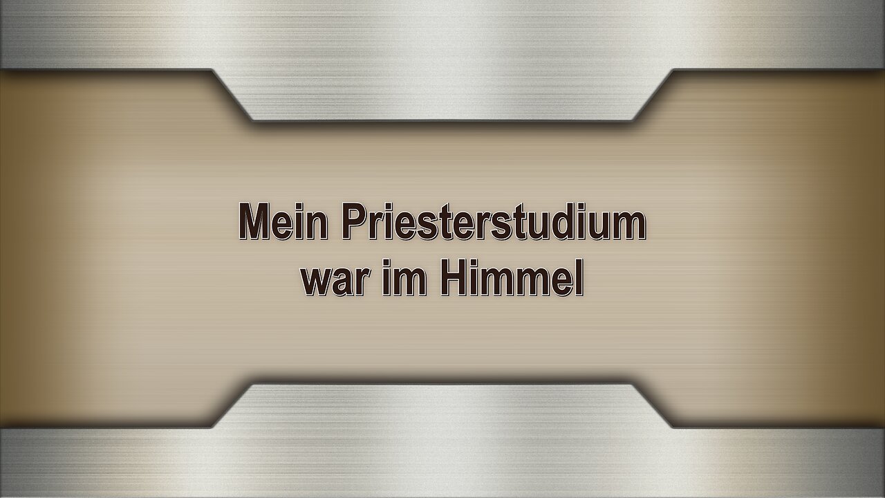 Mein Priesterstudium war im Himmel