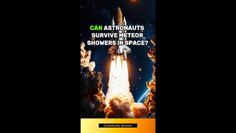 🔥 Astronauts vs. Meteor Showers: Space Survival Technology! #shorts #nasa #facts #space