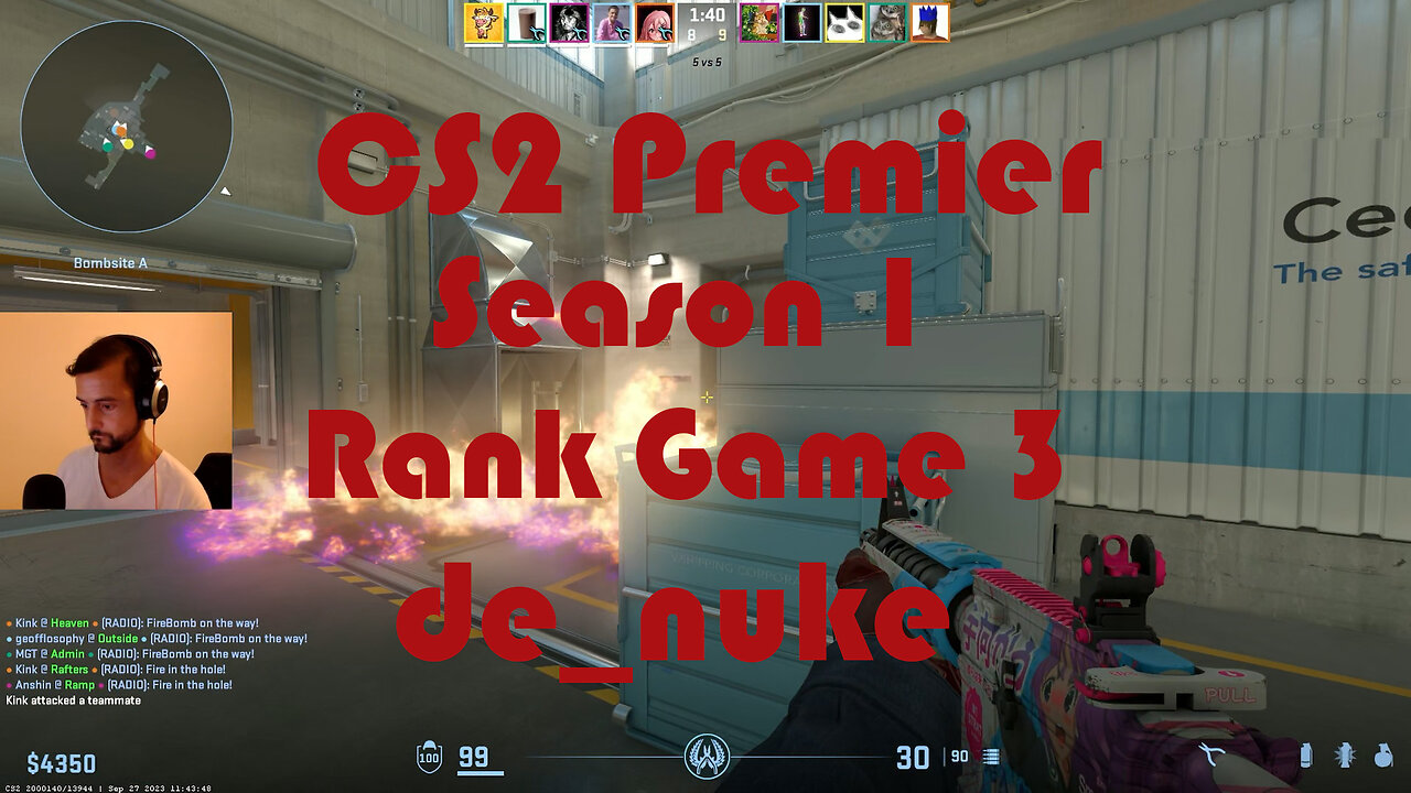 CS2 Premier Matchmaking - Season 1 - Rank Game 3 - de_inferno