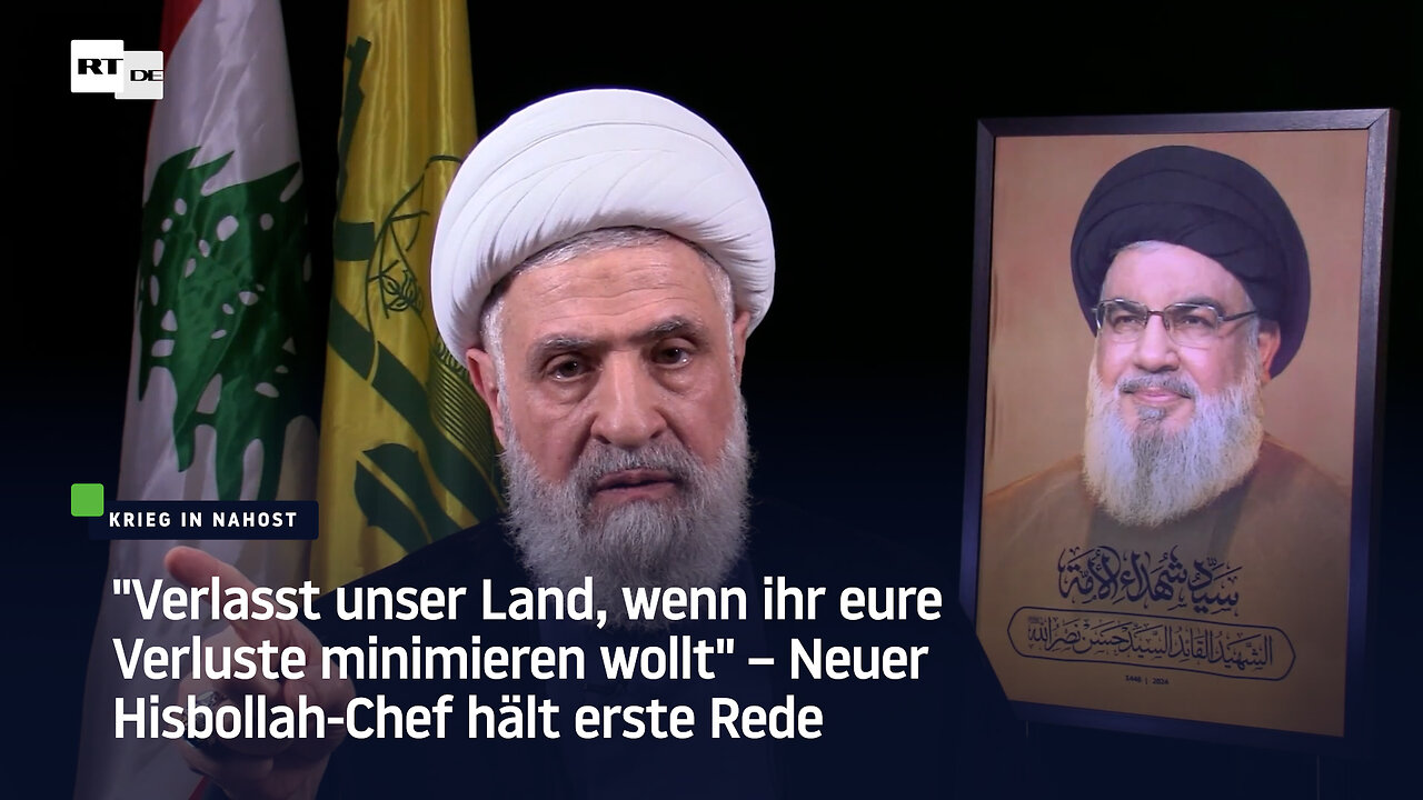 "Verlasst unser Land, wenn ihr eure Verluste minimieren wollt" – Neuer Hisbollah-Chef