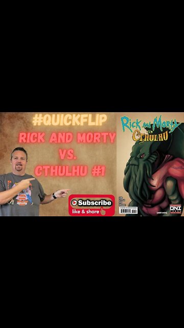 Rick and Morty vs. Cthulhu #1 Oni Press #QuickFlip Comic Book Review Jim Zub,Leonardo Ito #shorts