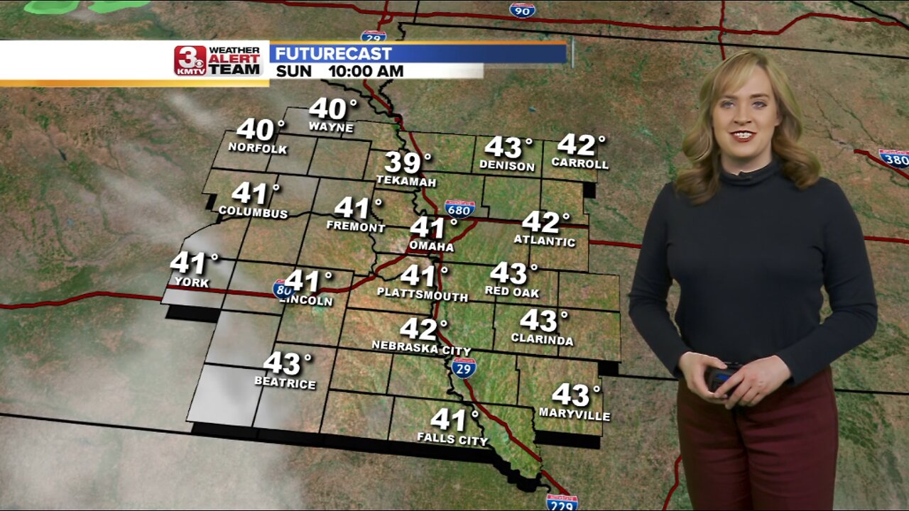 Audra's Sunday Forecast