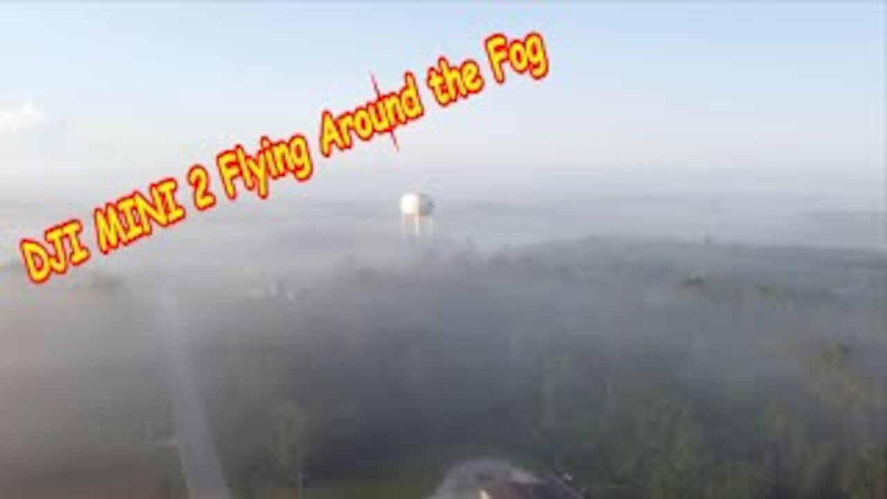 DJI Mini 2 Flying In The Fog