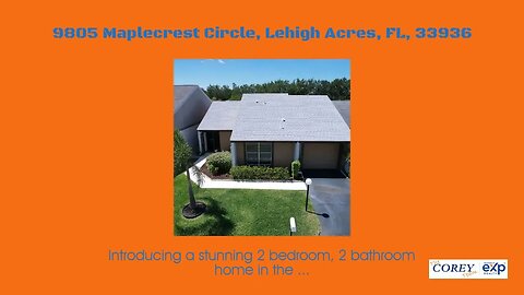 9805 Maplecrest Circle, Lehigh Acres, FL, 33936