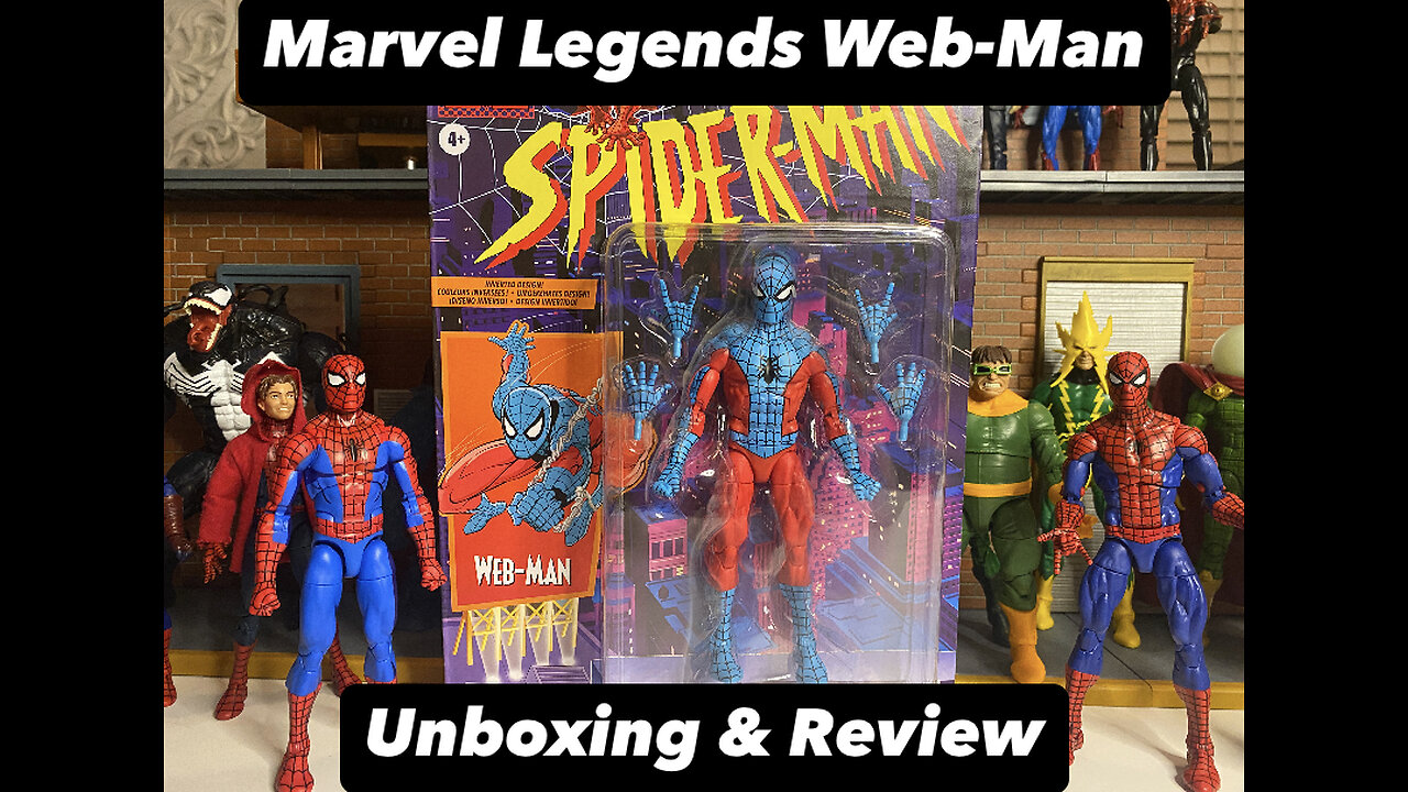 Marvel Legends - Retro Card Web-Man - Unboxing and Review