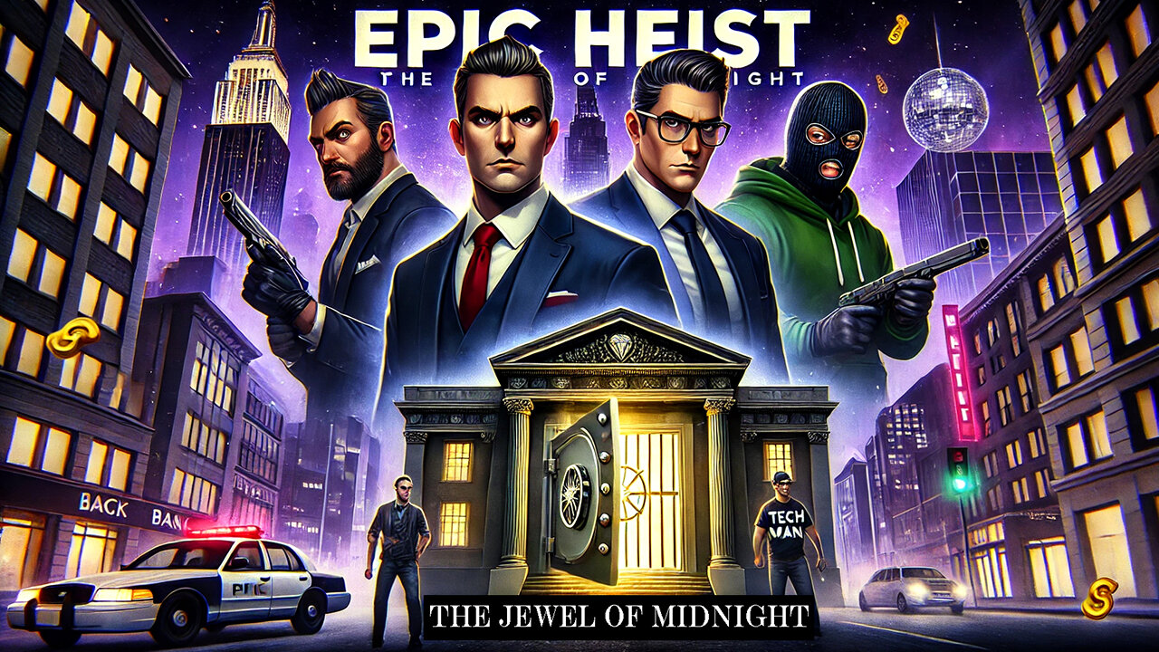 Epic Heist: The Jewel of Midnight | AI Generated Video