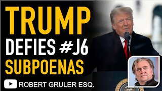 Trump Orders Bannon & Others to Ignore January 6 Committee Subpoenas