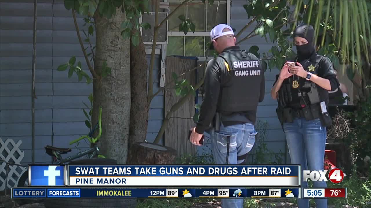 Four people arrested in Pine Manor raids
