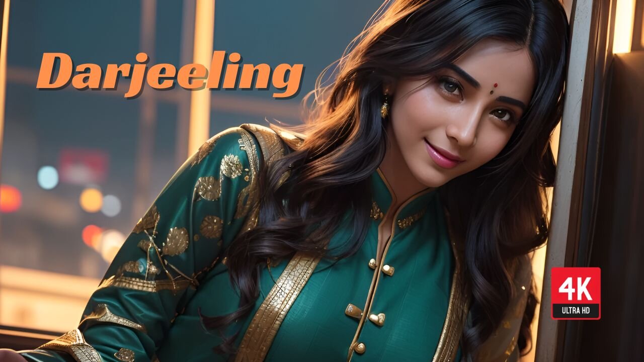 4k Ai Lookbook Girl l Patiala Suit | Darjeeling #ailookbookgirl #aibeauty