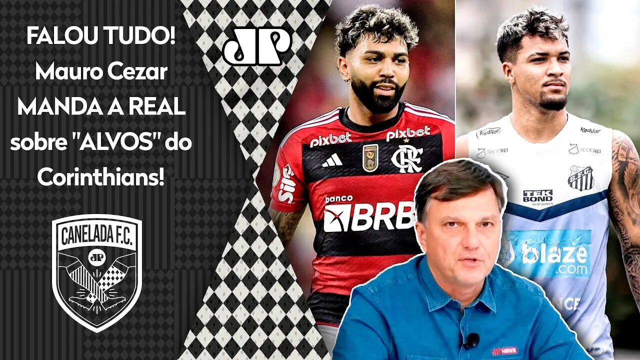 "Falar em Gabigol?? Em Marcos Leonardo?? Gente, COMO É que o Corinthians..." Mauro Cezar É DIRETO!