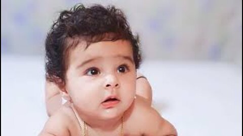 Cute baby 🥰🥰🥰 playing