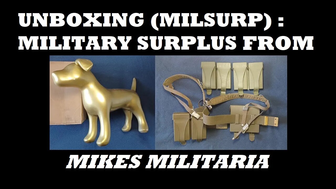 UNBOXING 148: Mike's Militaria. German Bundeswehr G3 Ammo Pouches and Rifleman's Equipment Set