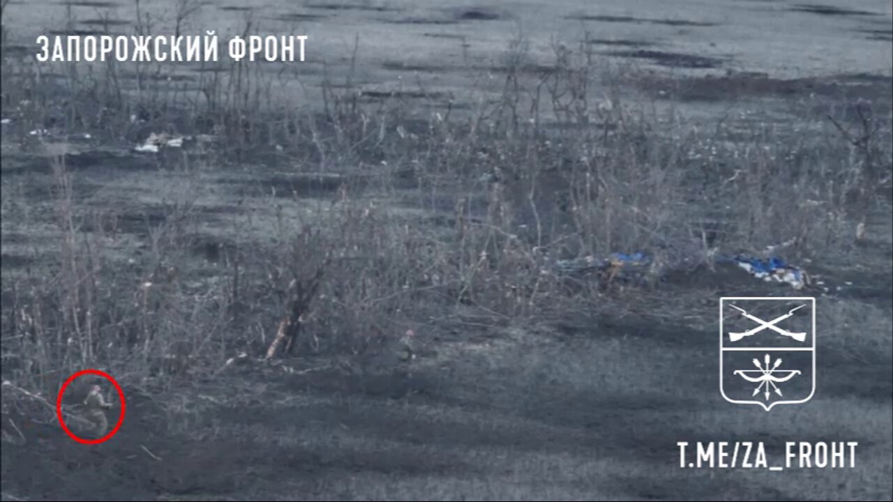 Footage of the assault squad of the Armed Forces of the Russian Federation in the Zaporozhye area