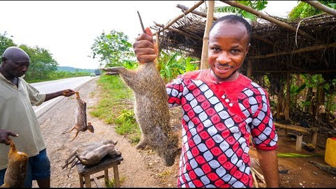 West African Food - EXOTIC DELICACY in GHANA!