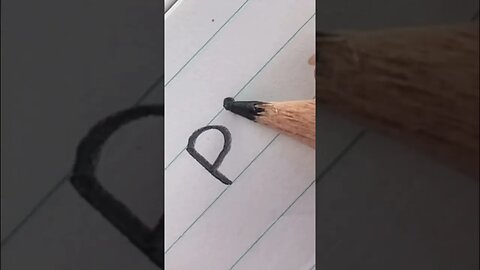 Two ways to write “P” which one did you prefer??😍😊 comment now #cursivewriting