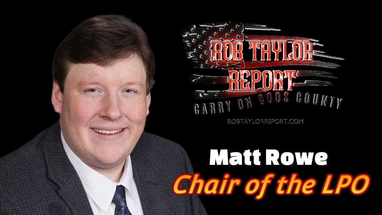 Matt Rowe Chair of the Libertarian Party of Oregon