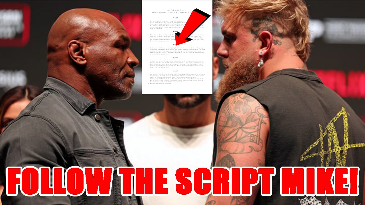 SHOCKING SCRIPT LEAK EXPOSES Jake Paul vs Mike Tyson fight as COMPLETELY FAKE!