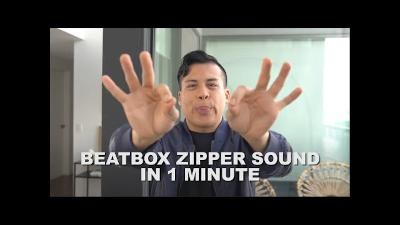 How To Beatbox The Zipper Sound in 1 Minute Pro Guide