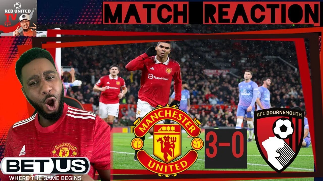 Manchester United 3-0 Bournemouth Highlights Premier League - Ivorian Spice Reacts