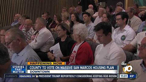 County to vote on San Marcos housing plan