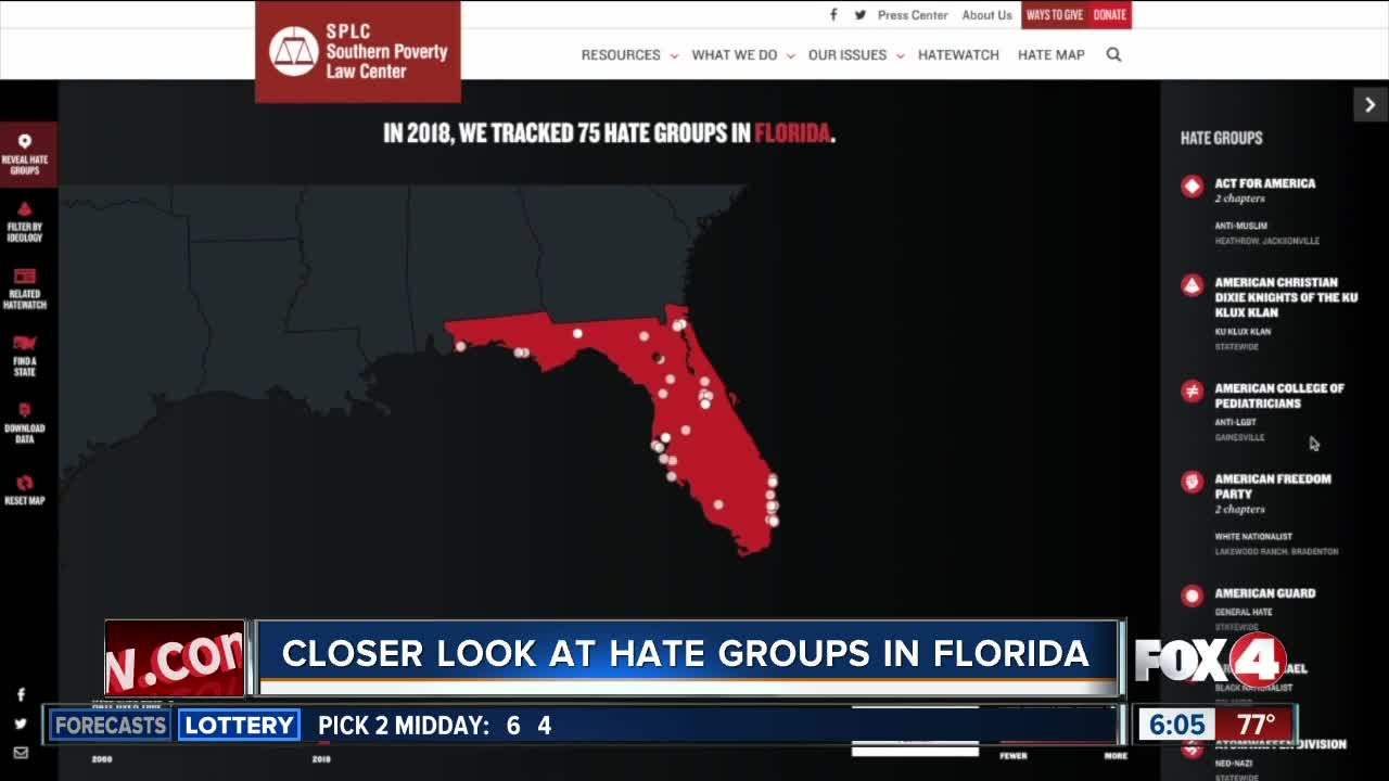 Closer look at hate-related groups in Florida