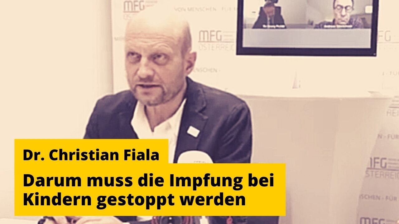 Dr. Christian Fiala: "Darum muss die Impfung bei Kindern gestoppt werden." | 22.12.2021