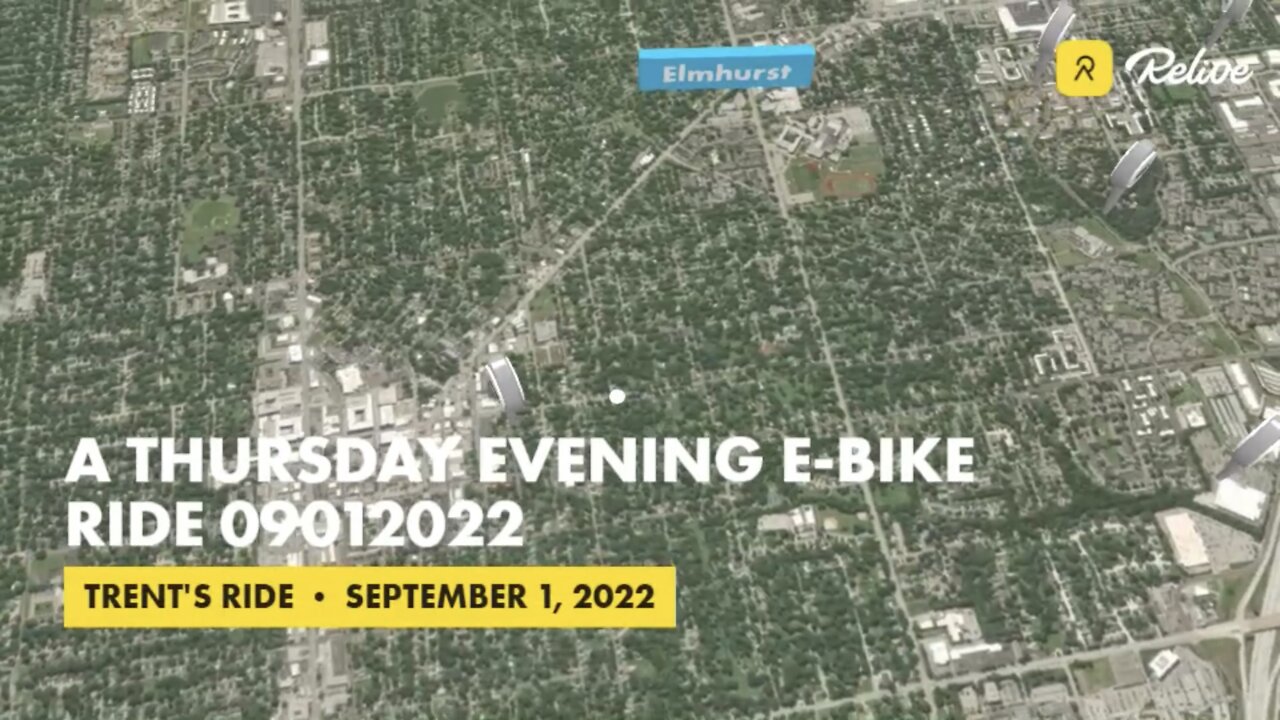 A Thursday Evening E-Bike Ride 09012022