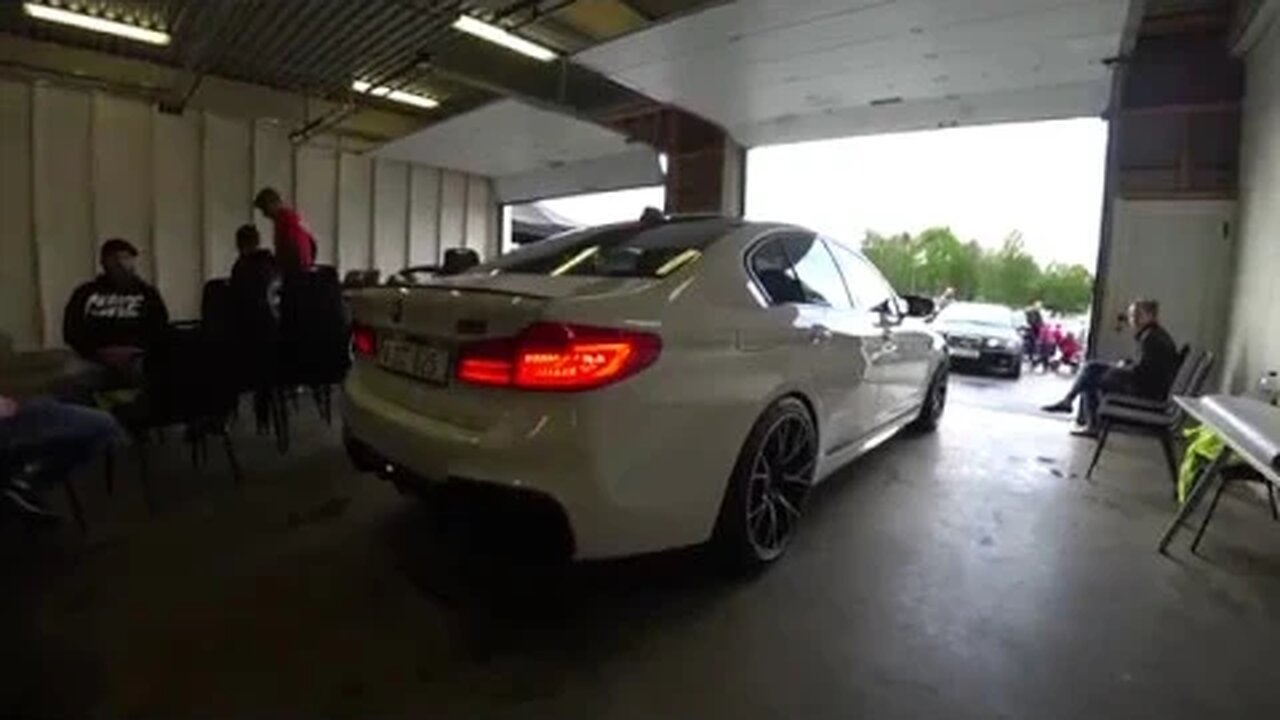 BMW M5 Competition startup and REVS owner Arne Bimmers of Sweden