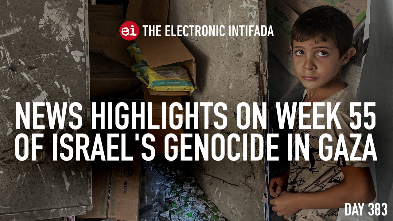 News highlights on week 55 of Israel's genocide in Gaza, with Nora Barrows-Friedman